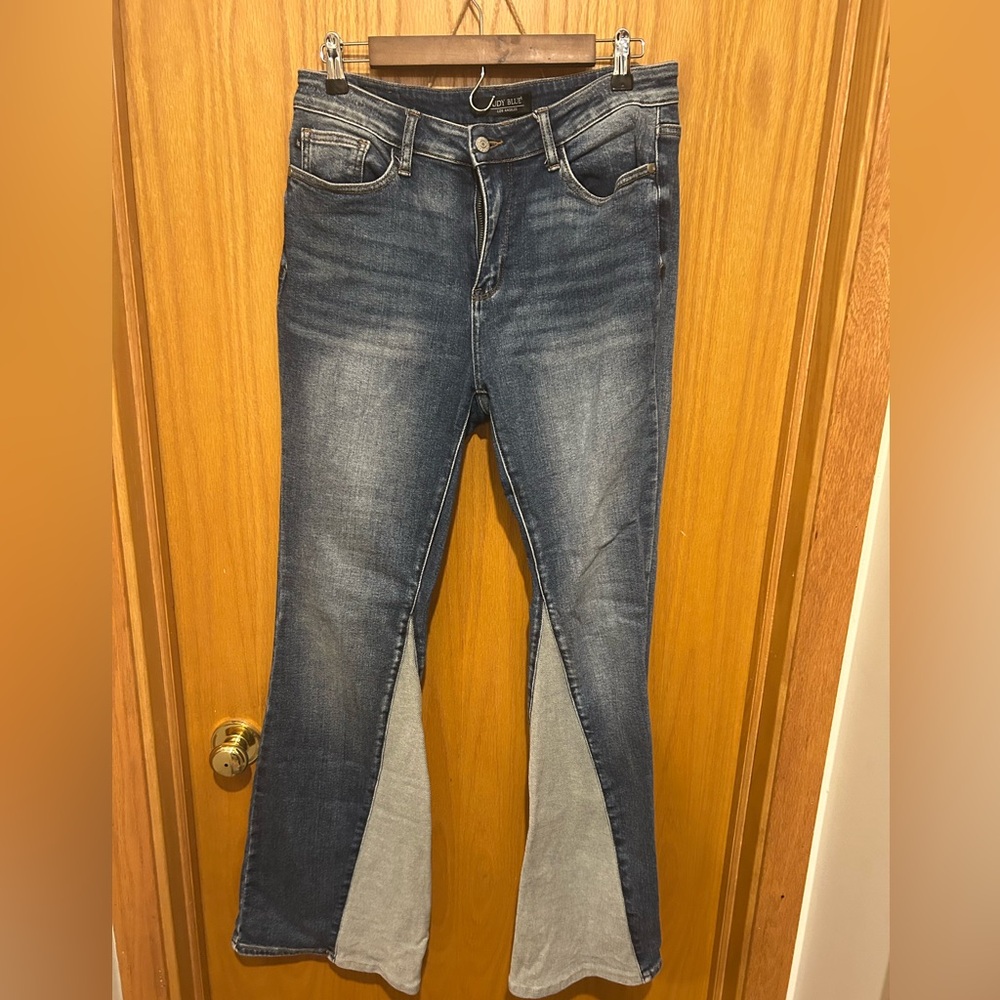 Judy Blue fit flare 2 tone jeans sz9/29